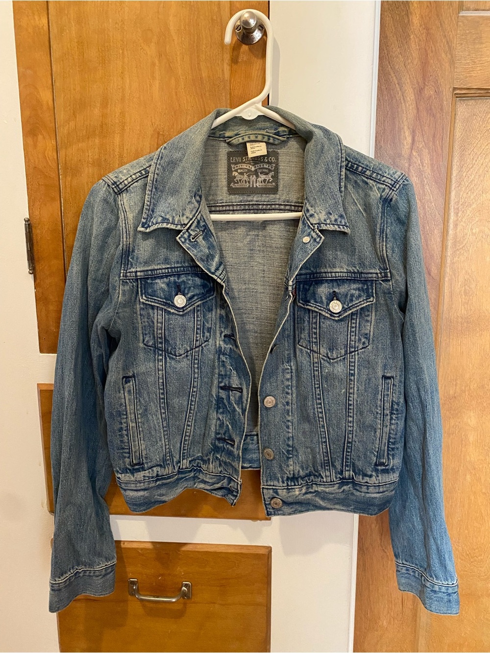 Levi's Light Blue Washed Denim Jacket